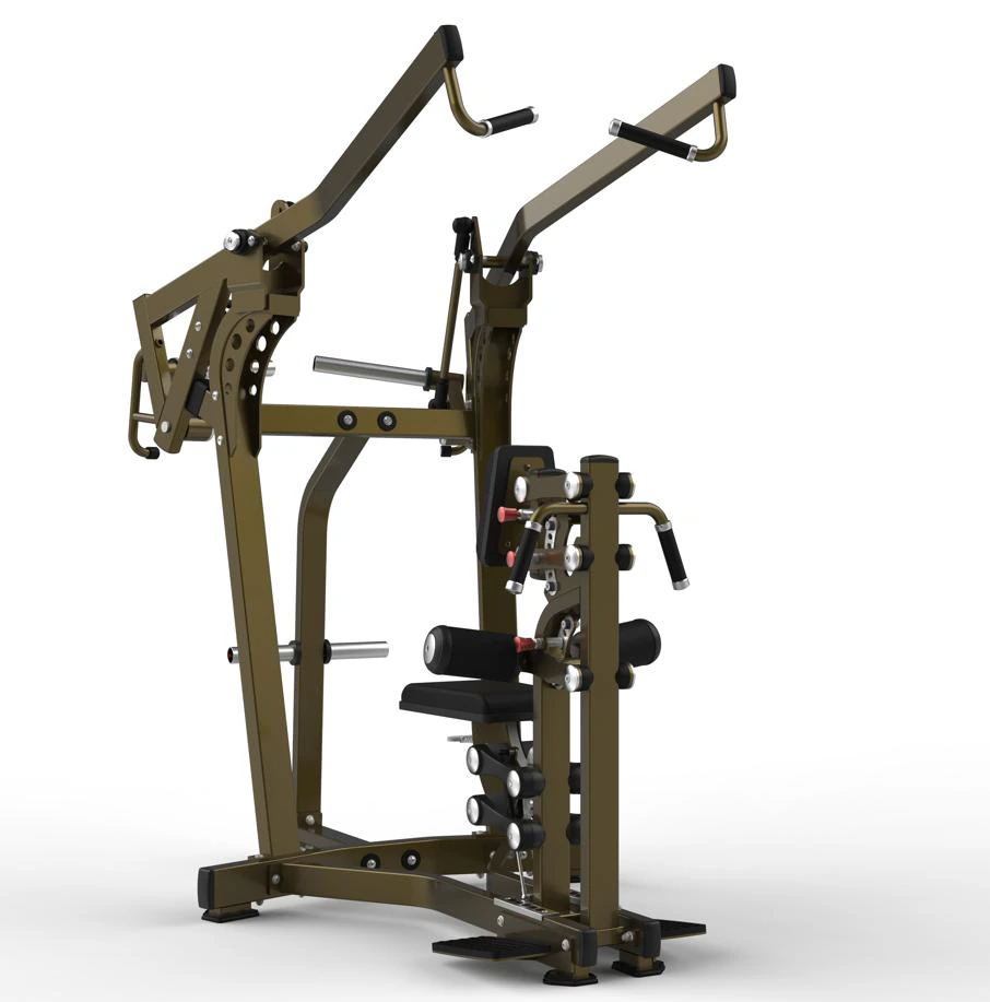 Commercial Plate Loaded Front Lat Pulldown Machine WDF-PL-115 WDER ticari spor salonu ekipmanı
