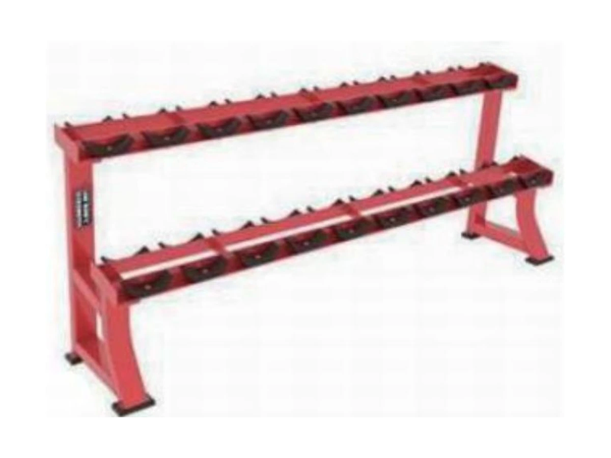 WDF-BR-038 hummer double-tier dumbbell rack commercial gym equipment