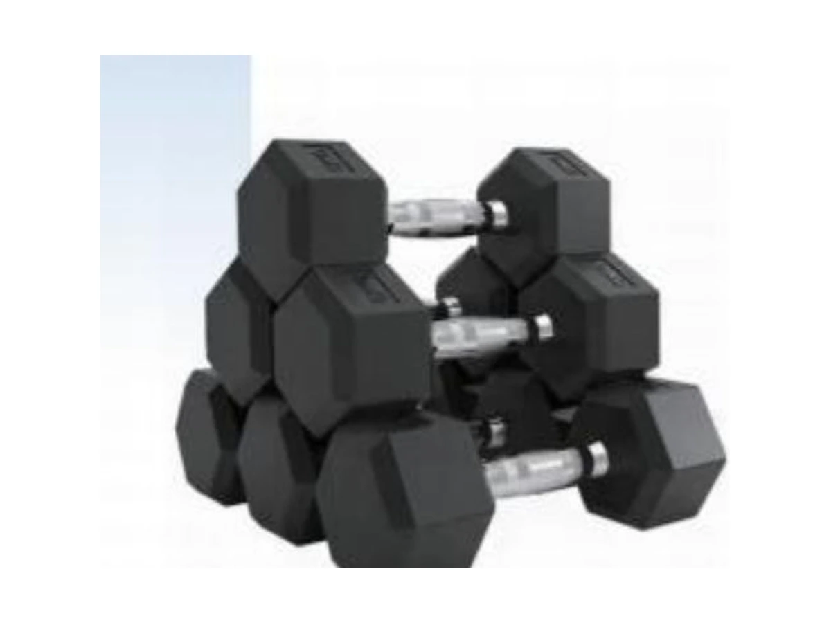 WDF-DB-002 hex dumbbell in pounds commercial gym equipment