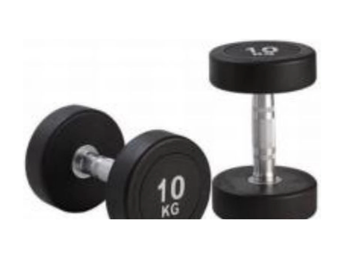 WDF-DB-003 round head black dumbbell commercial gym equipment