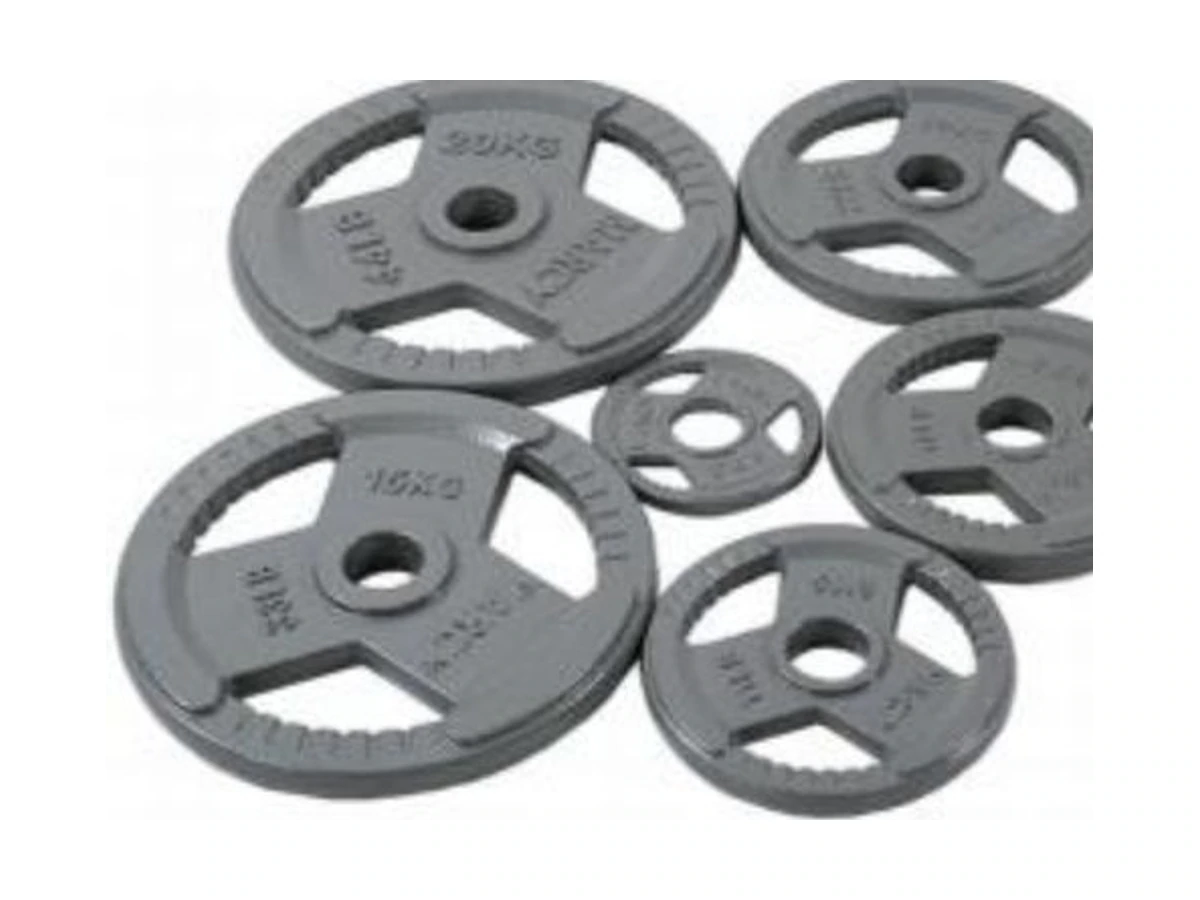 WDF-WP-018 cast-iron three-hole weight plate commercial gym equipment