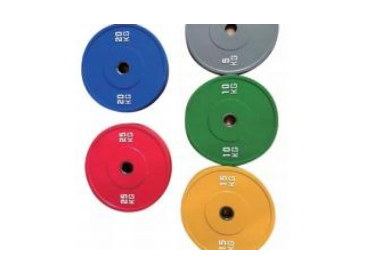 WDF-WP-021 color rubber-coated weight plate commercial gym equipment